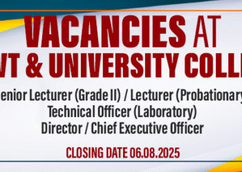 Job Vacancies at UoVT and Affiliated University Colleges