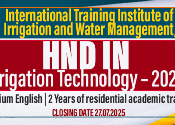 HND in Irrigation Technology – 2025
