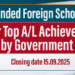 Fully Funded Foreign Scholarship