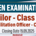 Recruitment of Jailor II and Rehabilitation Officer II – 2025
