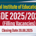 Application for PGDE 2025 – NIE