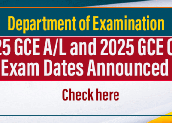 2025 GCE A/L and 2026 GCE O/L Exam Dates Announced
