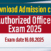 Admission Cards – Immigration Officer Exam 2025