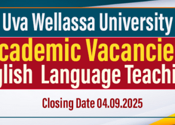Academic Vacancies in English Language Teaching - Uva Wellassa University
