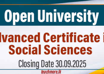 Advanced Certificate in Social Sciences - Open University
