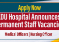 KDU Hospital Announces Permanent Staff Vacancies