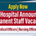KDU Hospital Announces Permanent Staff Vacancies