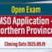 MSO Application - Northern Province (Open Exam)