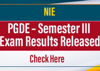 PGDE – Semester III Exam 2025 Results Released