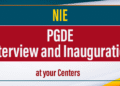 PGDE Interview and Inauguration