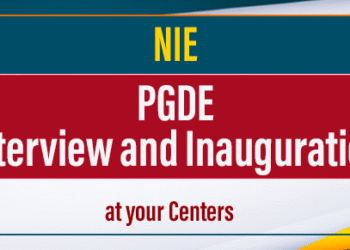 PGDE Interview and Inauguration