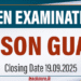 Recruitment of Prison Guards – 2025 (Open Exam)