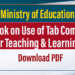 Handbook on Use of Tab Computers for Teaching & Learning