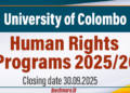 Human Rights Programs 2025/26 - University of Colombo