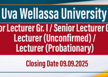 Academic Vacancies - Uva Wellassa University