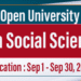 BA in Social Sciences – Open University