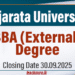 BBA (External) Degree Intake
