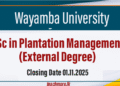 BSc in Plantation Management