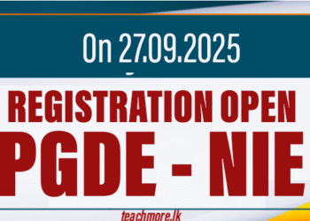 PGDE Registration 2025 - NIE