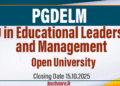 PGD in Educational Leadership and Management (PGDELM)