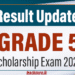 Grade 5 Scholarship Examination 2025 Results to Be Released Tonight