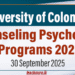 Intake for Counseling Psychology Programs