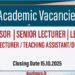 NSBM Academic Vacancies 2025