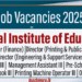 National Institute of Education (NIE) – Job Vacancies Announced