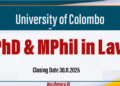 MPhil. and PhD. in Law 2026