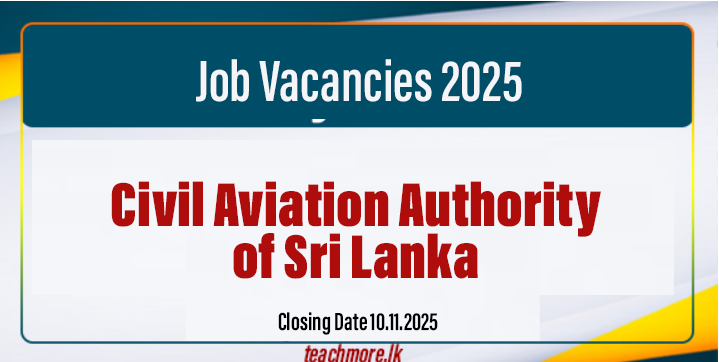 Civil Aviation Authority of Sri Lanka – Job Vacancies 2025