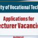 Applications for Lecturer Vacancies