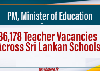 36178 Teacher Vacancies Across Sri Lankan Schools