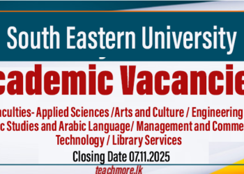 Academic Vacancies at South Eastern University