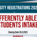 University Registrations 2024/2025