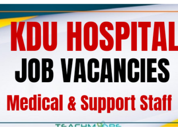 KDU Hospital Vacancies 2025