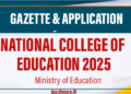 NCOE Vidyapeeta Gazette Application 2025