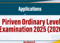 Piriven Ordinary Level Examination 2025