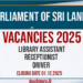 Parliament of Sri Lanka Vacancies 2025