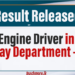 Results Released – Engine Driver