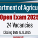 Department of Agriculture Open Exam 2025