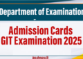 Admission Cards