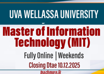 Master of Information Technology (MIT) – Uva Wellassa University