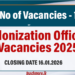 Colonization Officer Vacancies 2025