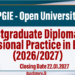 Postgraduate Diploma in Professional Practice in English