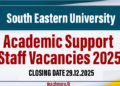 Academic Support Staff Vacancies 2025