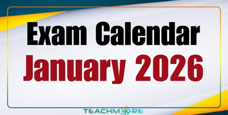 Exam Calendar for January 2026