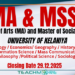 MA & MSSc Programmes=