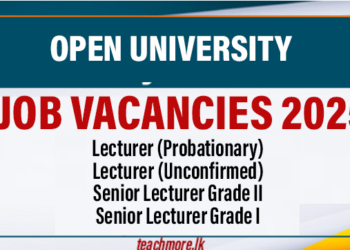 Applications for Lecturer and Senior Lecturer Positions - OUSL
