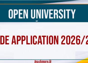 PGDE Application 2026 OUSL