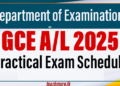 Department of Examinations Releases Practical Exam Schedule for GCE A/L 2025